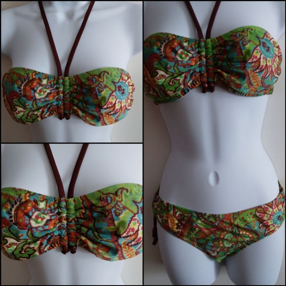 Urban Outfitters Other - Rare Lisa Curren for Urban Outfitters Ruched Paisley Swimsuit